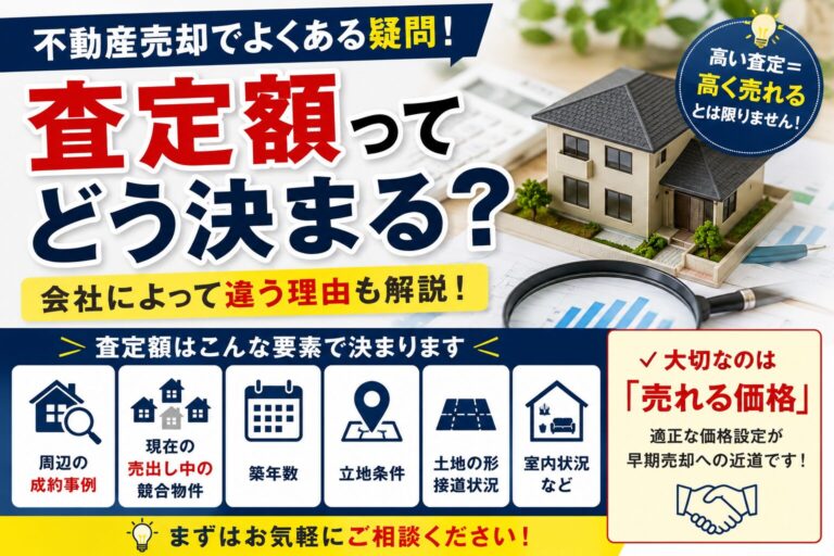 不動産の査定額ってどう決まる？会社によって違う理由も解説